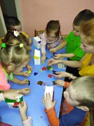 Пособие из фетра "Большая стирка"